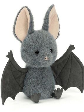 🦇 Jellycat Official Plush Broox Bat with Pink Ear Linings 🦇Halloween Series!